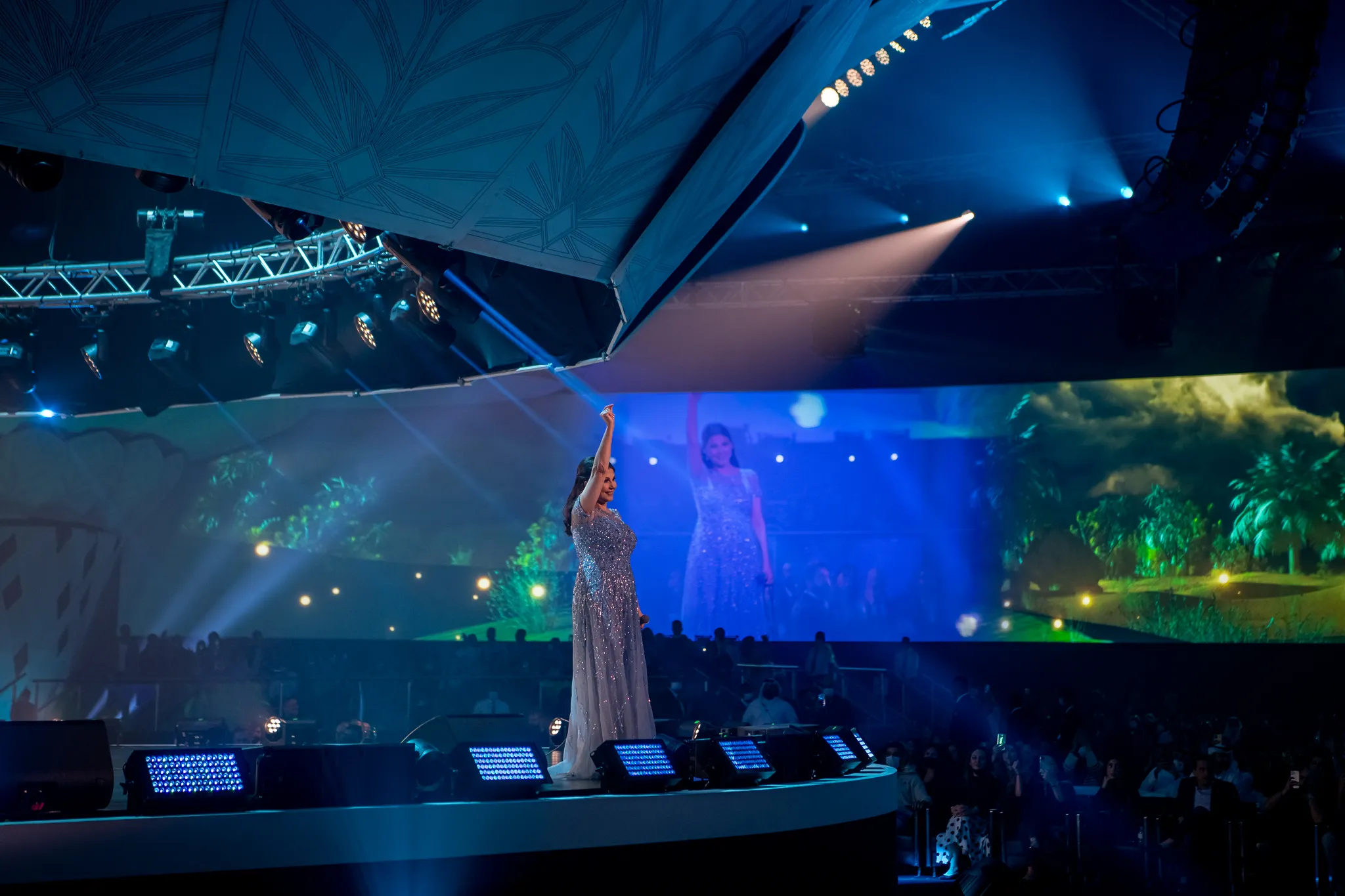 Majida El Roumi at Qatar Live