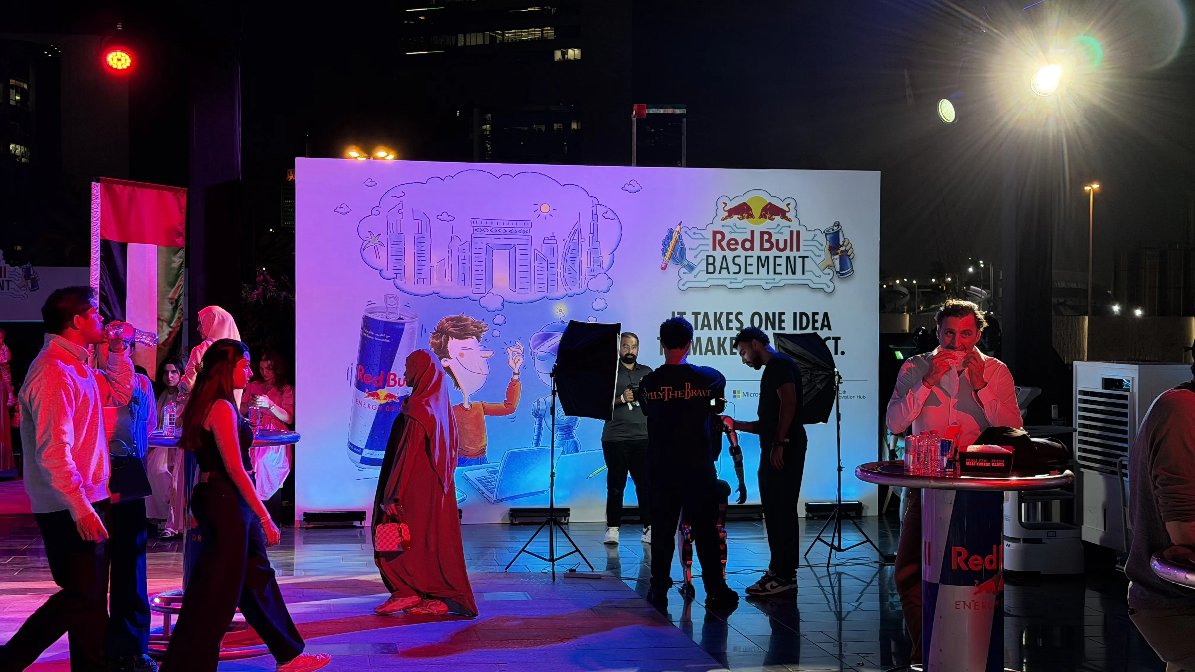 Red Bull Basement immersive brand activation environment
